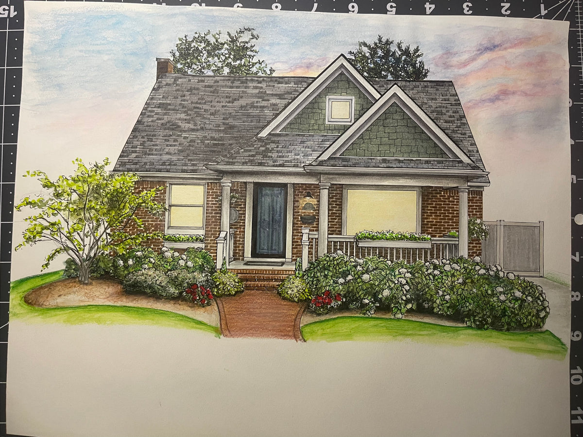 Custom Home Portrait