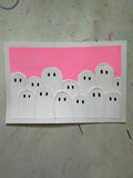 Little Ghosts | Original 4x6 Halloween Painting