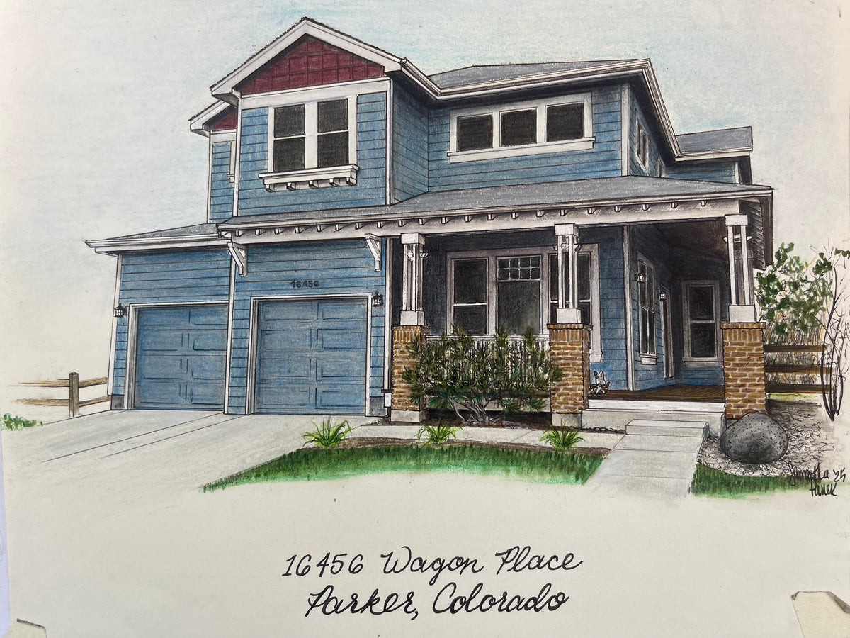 Custom Home Portrait